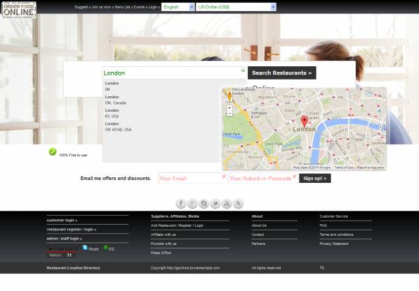 Food Order Delivery Script php script