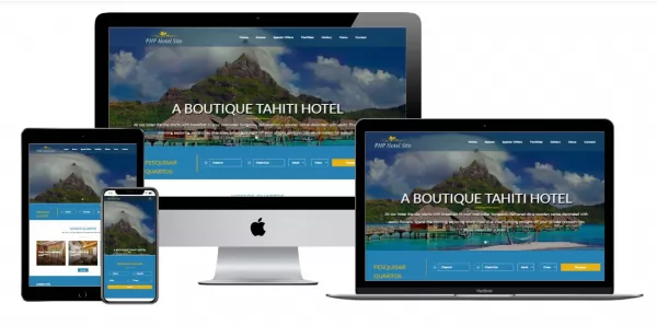 PHP Hotel Website Script php script