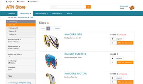 ATN Store - responsive e-commerce web system php script